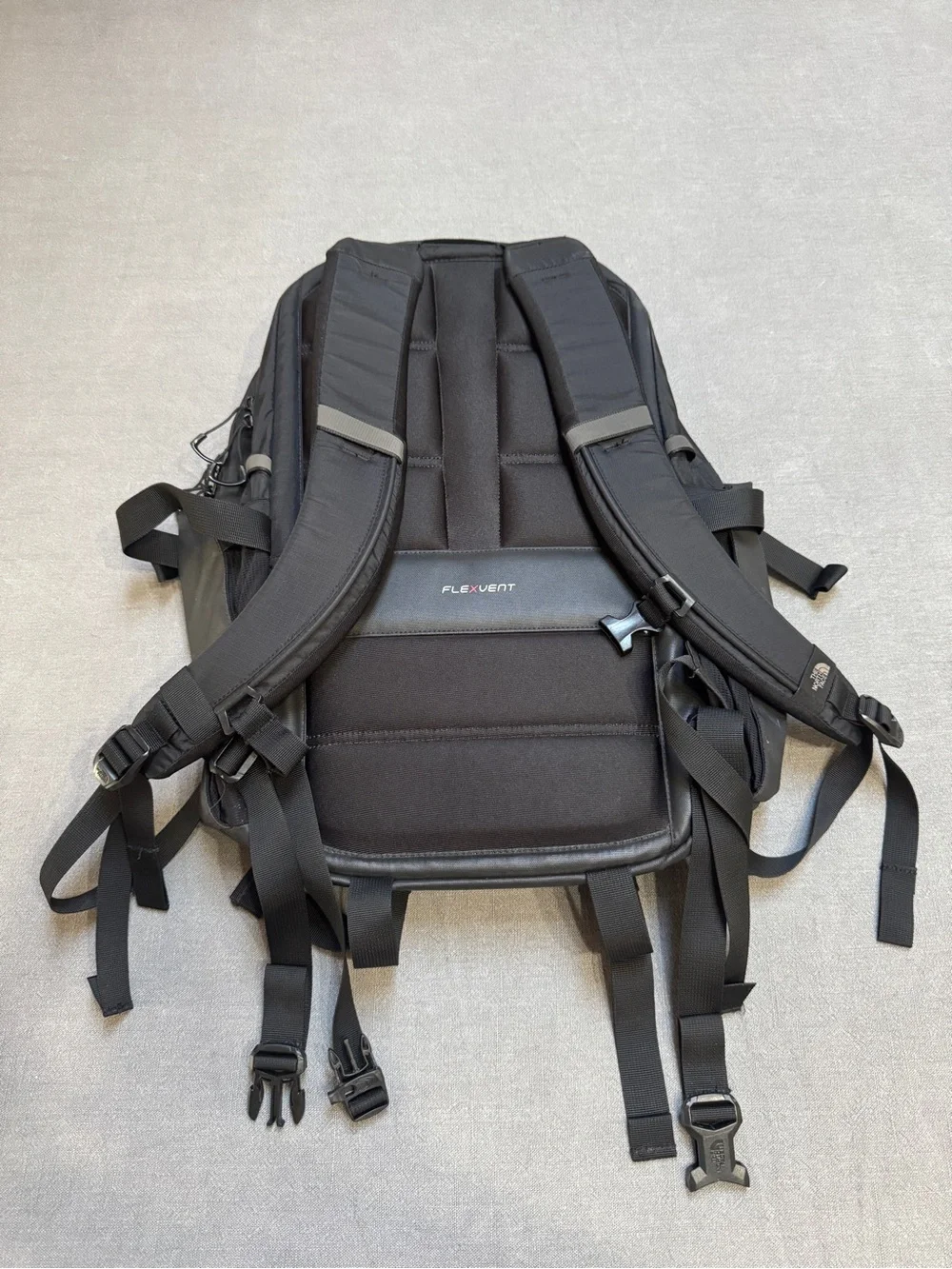 The North Face Black Recon Backpack with Front Pocket